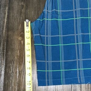 Blue Plaid Shorts OP flex four-way stretch, size 34